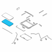 OEM 2015 Infiniti QX80 Weatherstrip-Lid Diagram - 91246-1LA1A