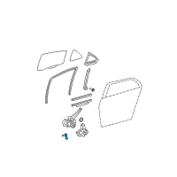 OEM 2011 Toyota Yaris Regulator Handle Diagram - 69260-52070-E1