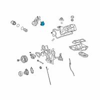 OEM 2008 Lexus IS F Cooler Assy, Oil Diagram - 15700-38030