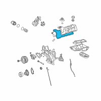 OEM 2009 Lexus IS F Gasket, Cylinder Head Cover Diagram - 11213-38060