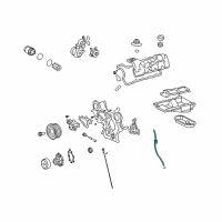 OEM 2011 Lexus IS F Guide, Oil Level Gage Diagram - 11452-38060