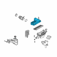 OEM Acura TL Cover, Cleaner Diagram - 17211-PGE-A00