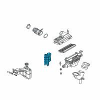 OEM 2002 Acura CL Cover, Air In. Diagram - 17246-PGE-A00