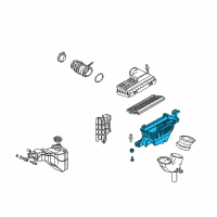 OEM 2003 Acura CL Case Set, Air Cleaner Diagram - 17245-PGE-A00