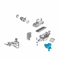 OEM Acura CL Tube Assembly, Air In. Diagram - 17242-PGE-A00