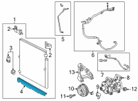 OEM Toyota Condenser Seal Diagram - 88362-04020