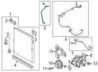 OEM 2022 Toyota Tacoma Liquid Line Diagram - 88716-04370