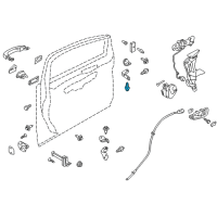 OEM 2017 Ford C-Max Upper Hinge Bolt Diagram - -W716217-S442