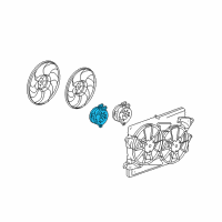 OEM Chevrolet Equinox Fan Motor Diagram - 19130517