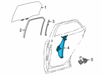 OEM 2022 Lexus NX350h REGULATOR SUB-ASSY Diagram - 69803-78010