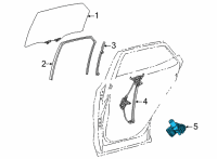 OEM 2022 Lexus NX250 MOTOR ASSY, POWER WI Diagram - 85710-78040