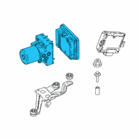 OEM BMW X3 HYDRAULIC UNIT FOR DSC / DXC Diagram - 34-51-5-A4B-D21