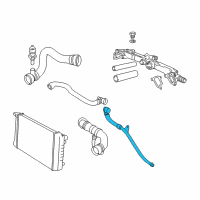 OEM BMW 740i Engine Coolant Hose Diagram - 11-53-1-711-384
