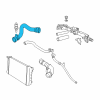 OEM 1999 BMW 740iL Radiator Hose To Thermostat Housing Lower Aftermarket Diagram - 11-53-7-505-229