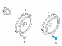 OEM 2020 Ford Ranger Plenum Screw Diagram - -W506964-S450B