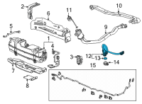 Genuine Ford Fuel Injector diagram