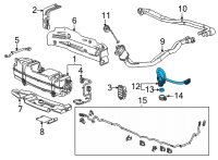 OEM 2022 Cadillac Escalade ESV Injector Diagram - 55515114