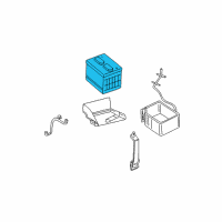 OEM Chrysler Battery-Storage Diagram - 4609104AC