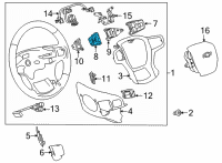 OEM 2022 Chevrolet Tahoe Cruise Switch Diagram - 13535227