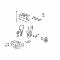 OEM 2008 Honda Civic Gauge, Oil Level Diagram - 15650-RRB-A01