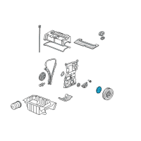 OEM 2007 Honda Element Sprocket, Chain Drive Diagram - 13620-RAA-A02