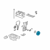 OEM Pulley, Crankshaft Diagram - 13810-RRB-A01