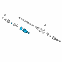 OEM 2021 Nissan Titan Repair Kit - Dust Boot, Inner Diagram - C9741-7S000