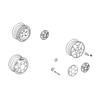 OEM 2006 Dodge Sprinter 2500 Cap-Valve Stem Diagram - 5104630AA