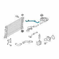 OEM 2010 Ford Fusion Reservoir Hose Diagram - 9E5Z-8276-C