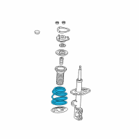 OEM 2007 Toyota RAV4 Coil Spring Diagram - 48131-42280