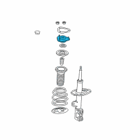 OEM 2010 Toyota RAV4 Strut Mount Diagram - 48609-0R010