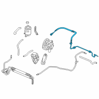 OEM 2011 Acura RL Hose, Power Steering Feed Diagram - 53713-SJA-A71