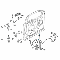 OEM 2022 Ford F-250 Super Duty Lock Rod Diagram - FL3Z-1521852-AC