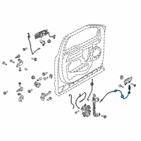 OEM 2020 Ford F-350 Super Duty Release Cable 0 Diagram - HC3Z-15221A00-B