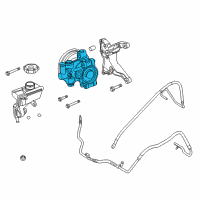 OEM 2009 Ford Focus Power Steering Pump Diagram - AS4Z-3A674-ARM