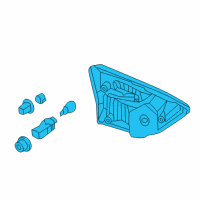 OEM 2018 Nissan Pathfinder Backup Lamp Assy-LH Diagram - 26545-9PF0A