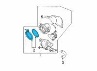 OEM Acura V-BAND SET (D127) Diagram - 18010-6S9-305