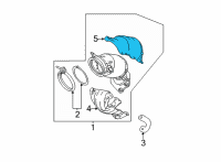 OEM 2022 Acura TLX COVER (UPPER) Diagram - 18182-6S9-A00
