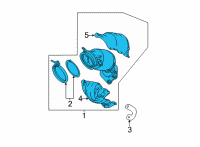 OEM 2021 Acura TLX CONVERTER SET, CC Diagram - 18020-6S9-305