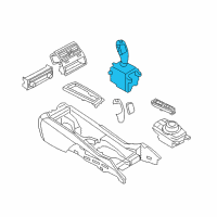 OEM 2014 BMW 750Li Gear Selector Switch Diagram - 61-31-7-950-398