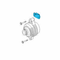 OEM Saturn Bracket, Generator Diagram - 12582021