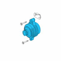 OEM Saturn Vue Alternator Diagram - 12582024