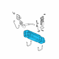 OEM GMC Sierra 1500 Tank Asm-Fuel *Marked Print Diagram - 15772876