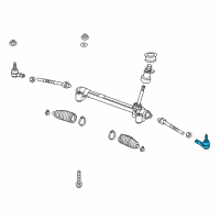 OEM 2019 Chevrolet Spark Outer Tie Rod Diagram - 95371538