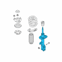 OEM 2016 Kia Optima Front Strut Assembly Kit, Right Diagram - 54661D5700