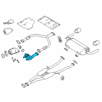 OEM 2016 Infiniti Q50 Three Way Catalytic Converter Diagram - B0802-5CB0A