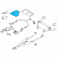 OEM Infiniti Heat Insulator-Front Floor Diagram - 74754-4GA0A