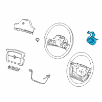 OEM 1992 Dodge Caravan Airbag Air Bag-Clockspring Clock Spring Diagram - 4688554
