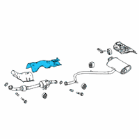 OEM Toyota Corolla Center Insulator Diagram - 58153-12231