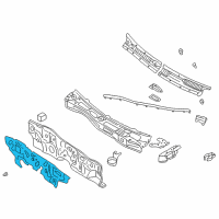 OEM 1997 Nissan Altima INSULATOR-Dash Lower, Front Diagram - 67810-1E400